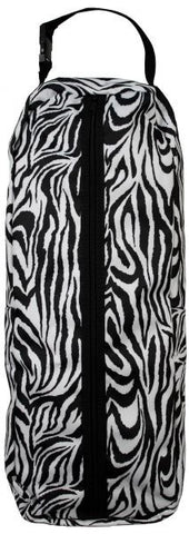 Showman zebra print nylon halter/bridle bag.