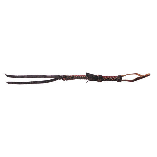 BRAIDED LEATHER QUIRT