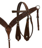 15", 16", 17" Double T pleasure style saddle set with floral tooling.