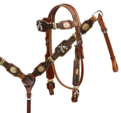 Showman™ rawhide covered stirrups with leather lacing. – Dark Horse Tack  Company