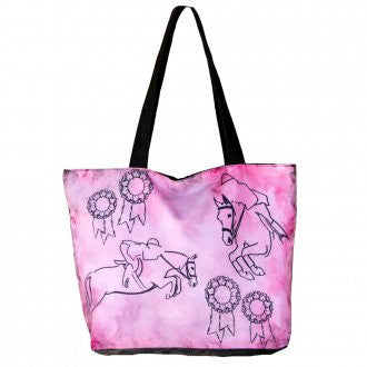 WOW Canvas Tote Bag Jumping