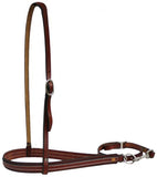 Heavy leather Adjustable Noseband and Tiedown.