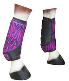 Showman ® zebra print sport boots.