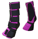 Combination bell boot. Constructed of lined neoprene material. Boot is 15" tall and is fully Velcro adjustable. Sold in pairs.