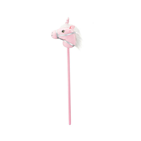 Breyer Unicorn Stick Horse Luna - Pink