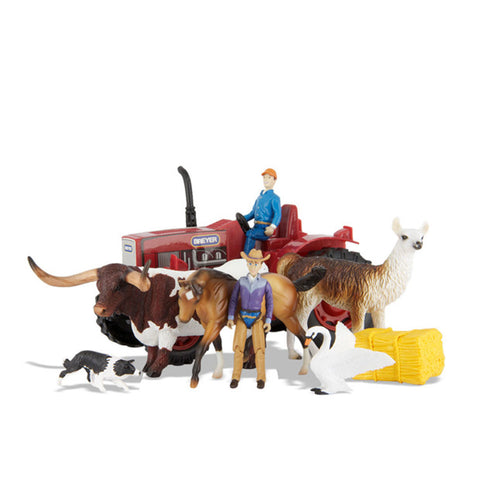 Breyer Stablemate Tractor Play Set