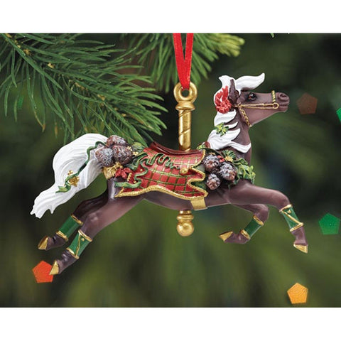 Breyer Tartan Carousel Ornament