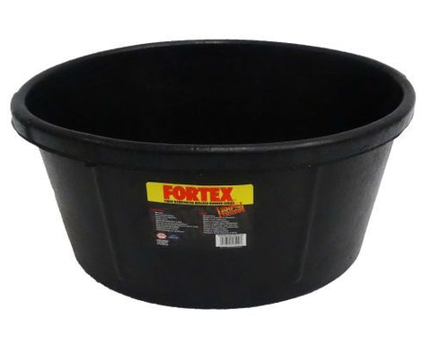 6.5 GAL FORTEX rubber utility/feed tub.