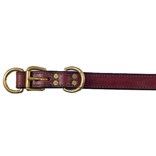Leather Dog Collar - 1"