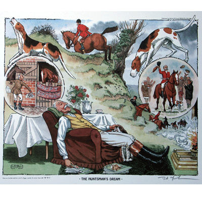 Sally Mitchell Fine Art Horse Prints - Huntsman's Dream