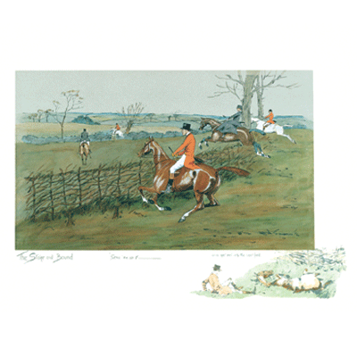 Snaffles - Charlie Johnson Payne Horse Prints - The Stake and Bo