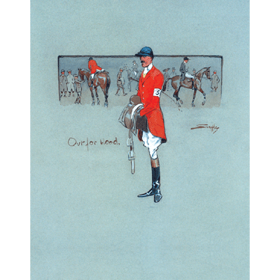 Snaffles - Charlie Johnson Payne Horse Prints - Out for Blood -
