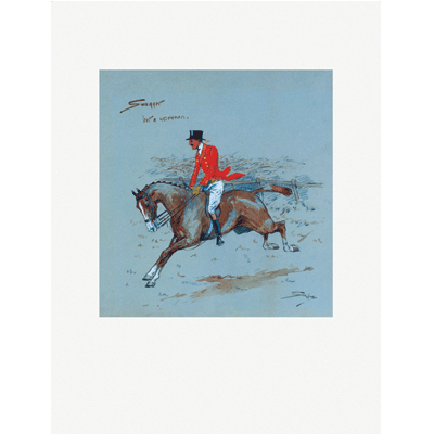 Snaffles - Charlie Johnson Payne Horse Prints - Swagger but a Wo