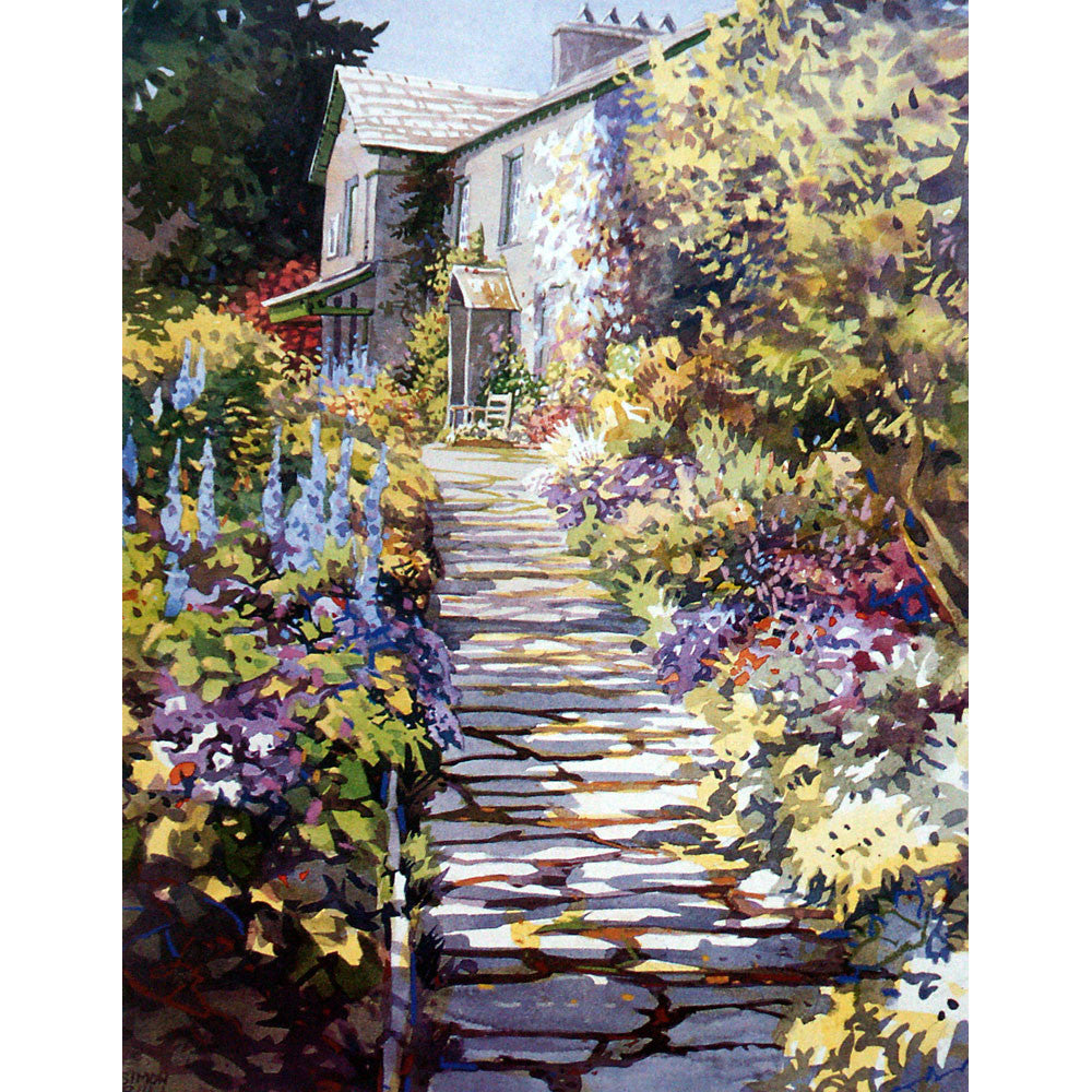 Sally Mitchell Fine Arts Garden Prints - Garden Trail