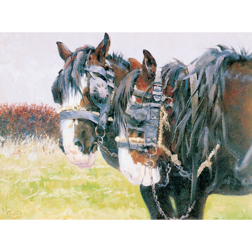 Horses - Workers (Draft Horse) - 6 pack