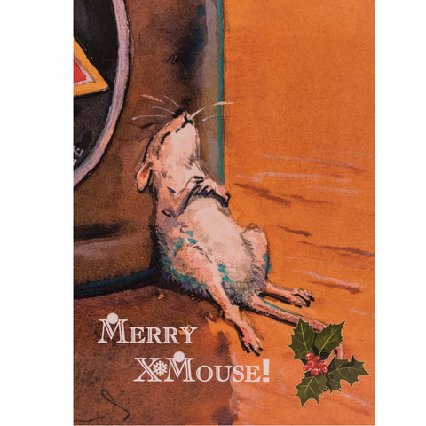 Christmas Cards Merry X Mouse 10 pack