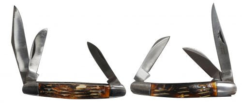 2 Piece -3 blade pocket knife set