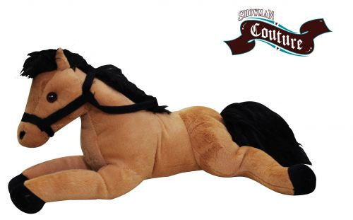 Showman Couture ™  21" Laying Horse Plush Doll with Sound Effects