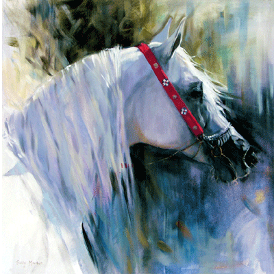 Sally Martin Horse Prints - Distant Gaze (Arabian)