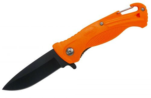 Rampant™ Orange Assisted Opening utility knife.