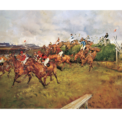 Rosenstiel Artists Horse Prints - First Time Around Beechers Bro