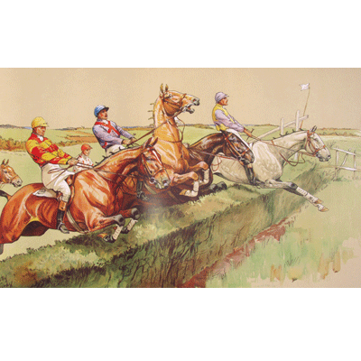 Dorothy Hardy Horse Prints - The Grey Leader