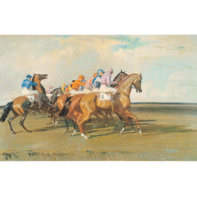 Alfred Munnings Horse Prints - Under Starters Orders