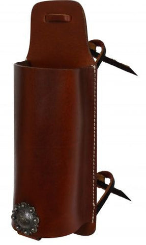 Showman® Medium leather bottle carrier