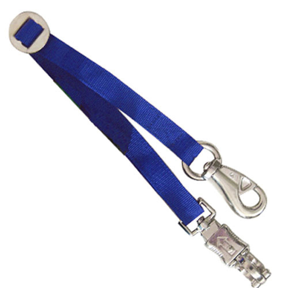 Trailer Tie Adjustable Blue – Dark Horse Tack Company