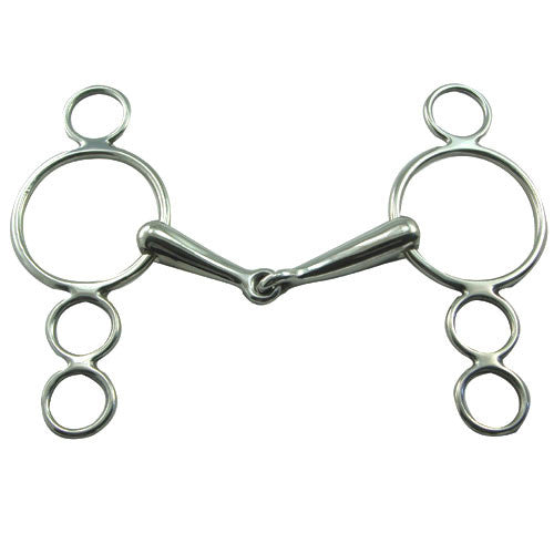 Continental 3 Ring Gag Bit - 5 1/2" 16mm mouth