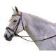 Exselle Elite Plain Raised Padded Bridle with x Brow Brown-Tan