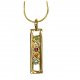 Exselle Pendant with Colored Stones