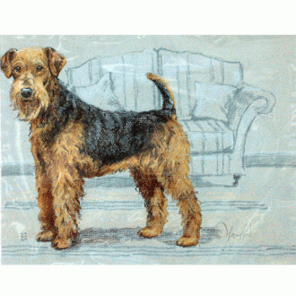 Corinium Fine Art Dog Prints - Airedale Terrier