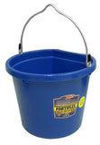 FORTIFLEX 20 QT Plastic flat back bucket.
