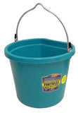 FORTIFLEX 20 QT Plastic flat back bucket.