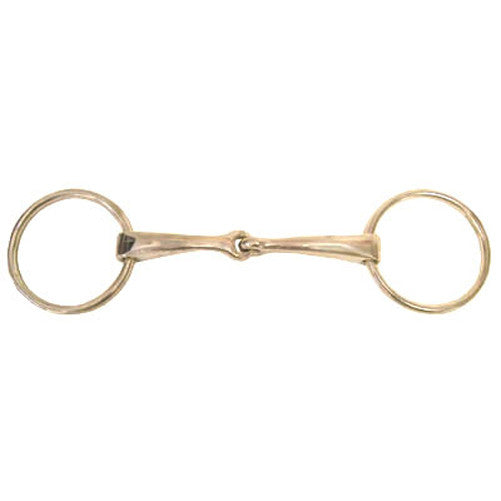 Heavy Mouth Loose Ring Snaffle Bit - Malleable Iron 6 1/4"